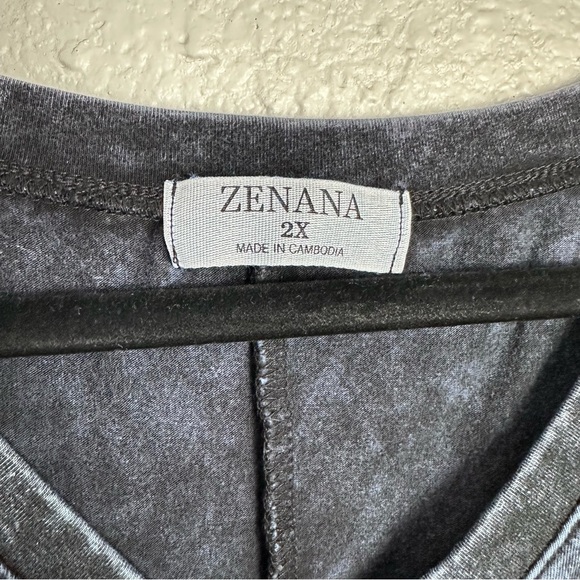 Zenana Outfitters Women's Sleeveless Tank Top - Dark Blue - Picture 3 of 5